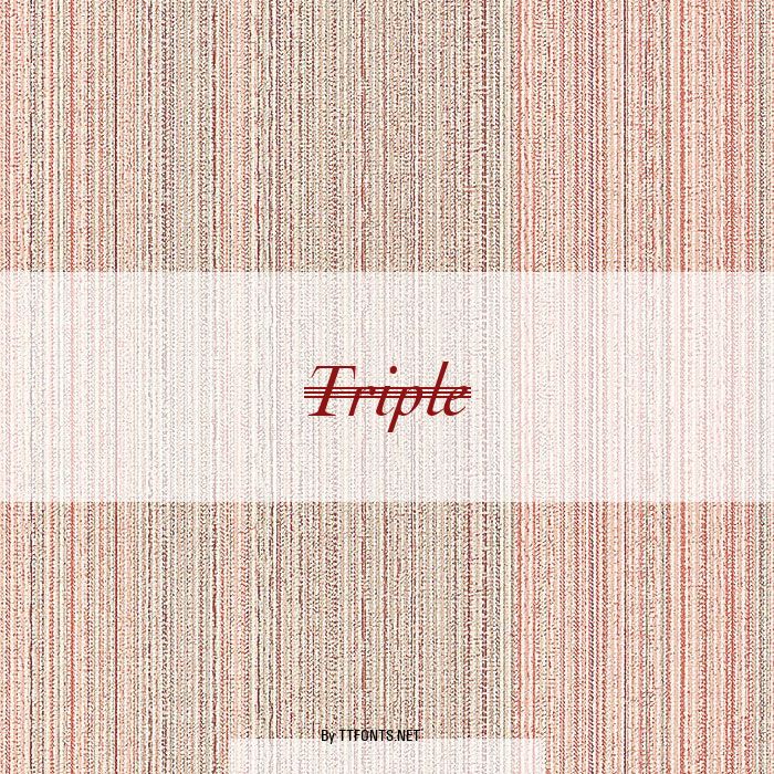 Triple example