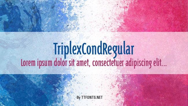 TriplexCondRegular example