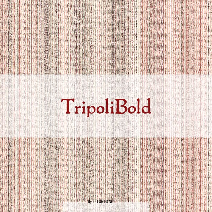 TripoliBold example