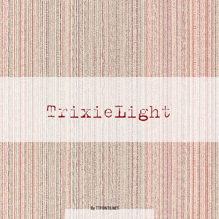 TrixieLight example