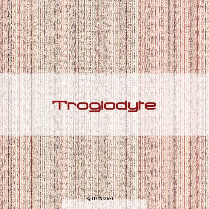 Troglodyte example