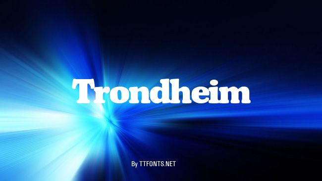 Trondheim example