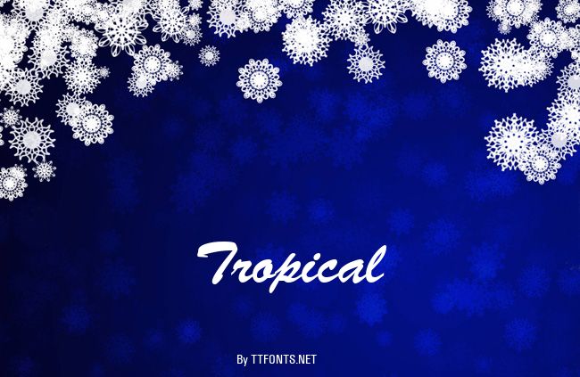 Tropical example