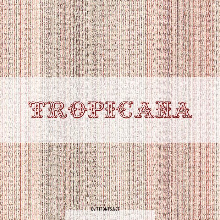 Tropicana example