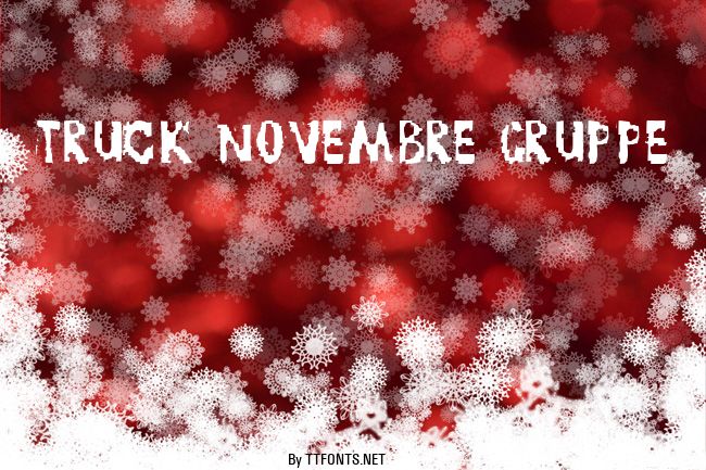 TRUCK NOVEMBRE GRUPPE example