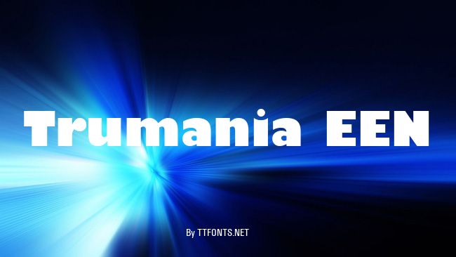 Trumania EEN example