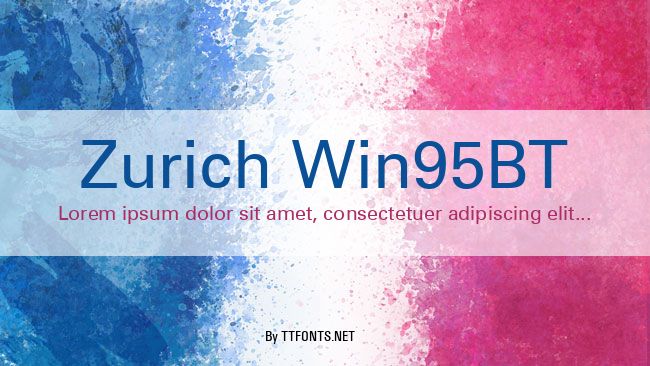 Zurich Win95BT example