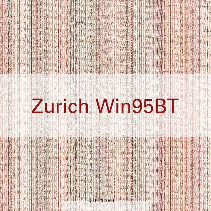 Zurich Win95BT example