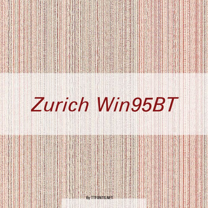 Zurich Win95BT example
