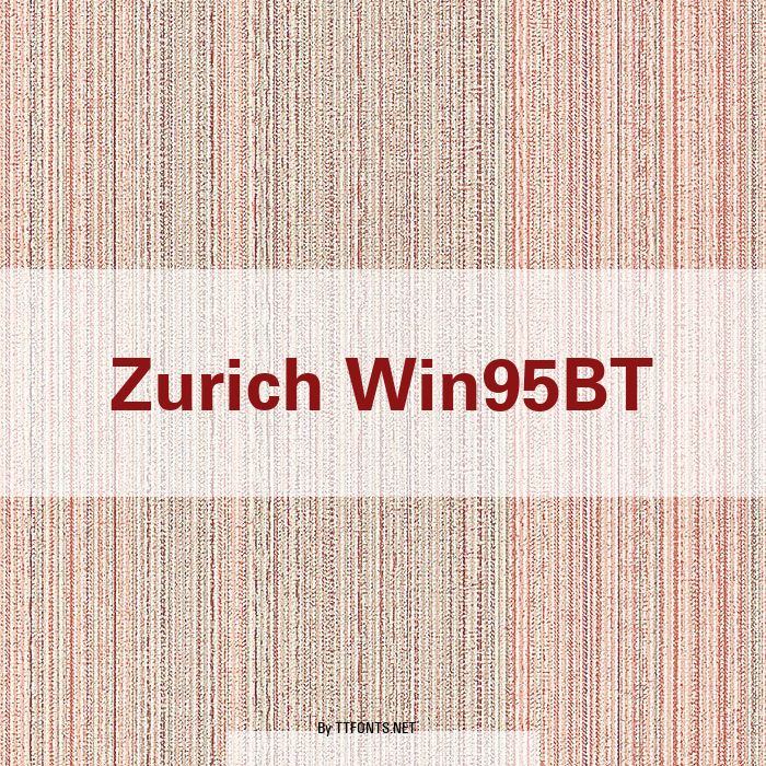 Zurich Win95BT example