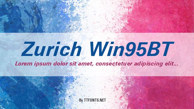 Zurich Win95BT example