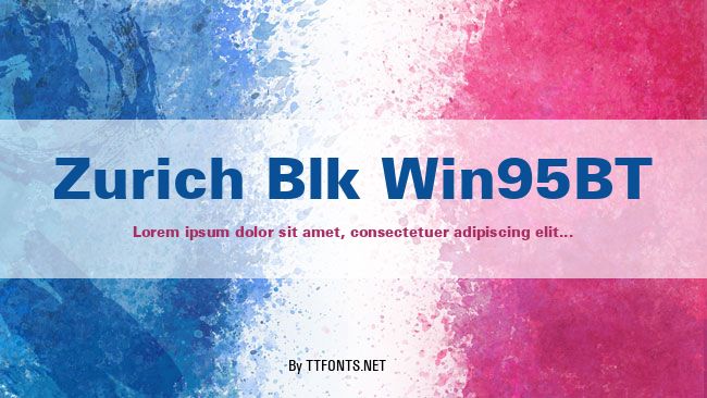 Zurich Blk Win95BT example