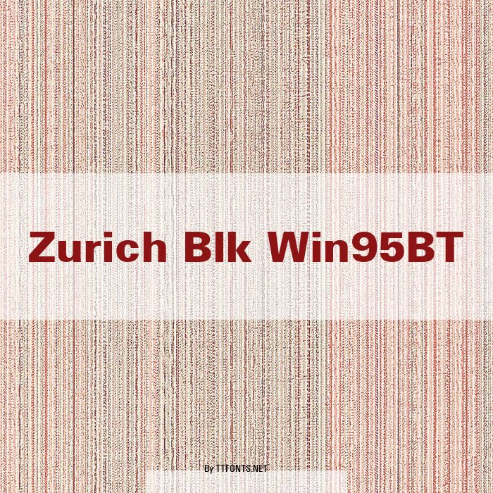 Zurich Blk Win95BT example