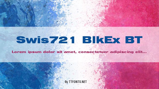 Swis721 BlkEx BT example