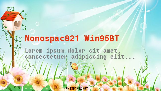 Monospac821 Win95BT example