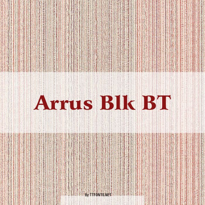 Arrus Blk BT example