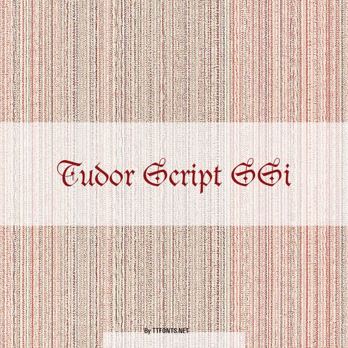 Tudor Script SSi example