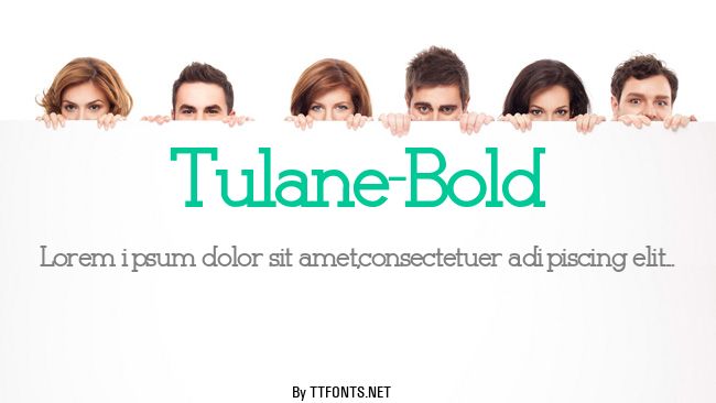 Tulane-Bold example