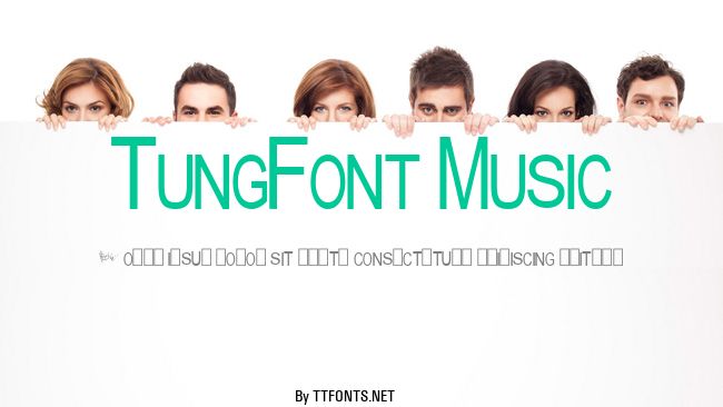 TungFont Music example