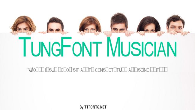 TungFont Musician example
