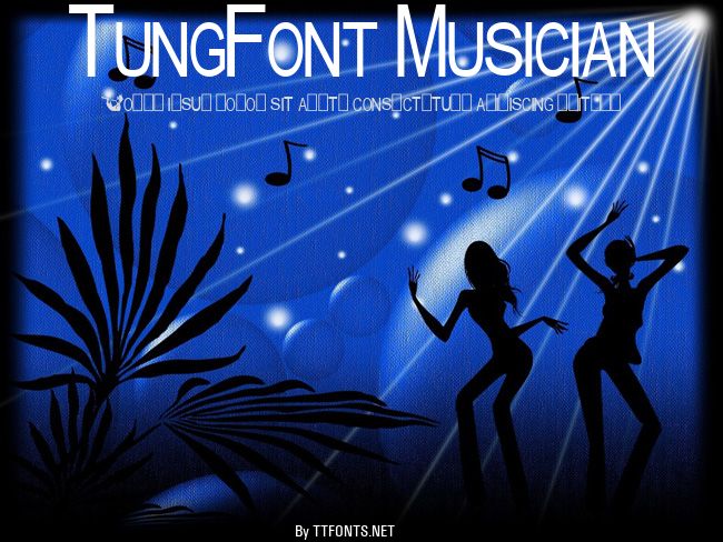 TungFont Musician example