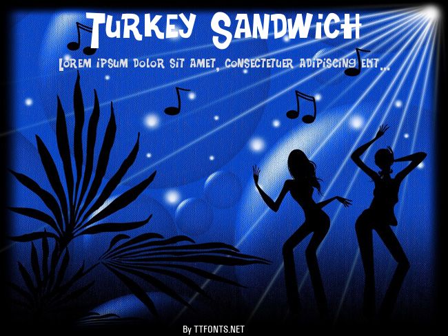 Turkey Sandwich example