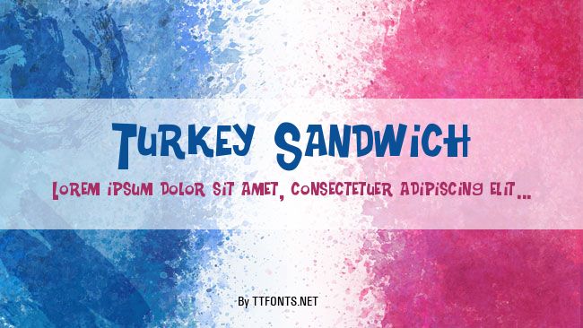 Turkey Sandwich example