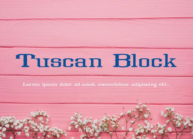 Tuscan Block example