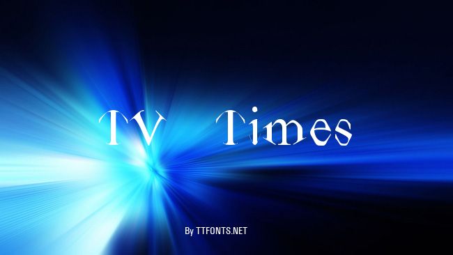 TV Times example