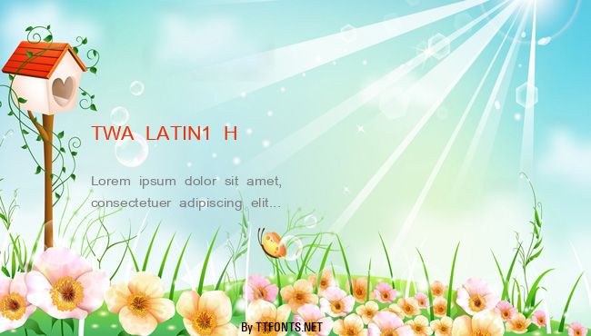 TWA LATIN1 H example