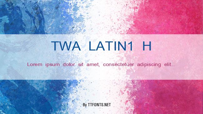 TWA LATIN1 H example