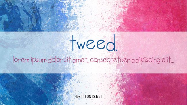 tweed. example