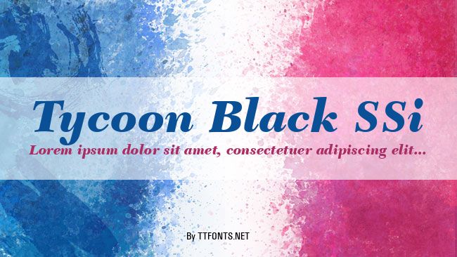 Tycoon Black SSi example