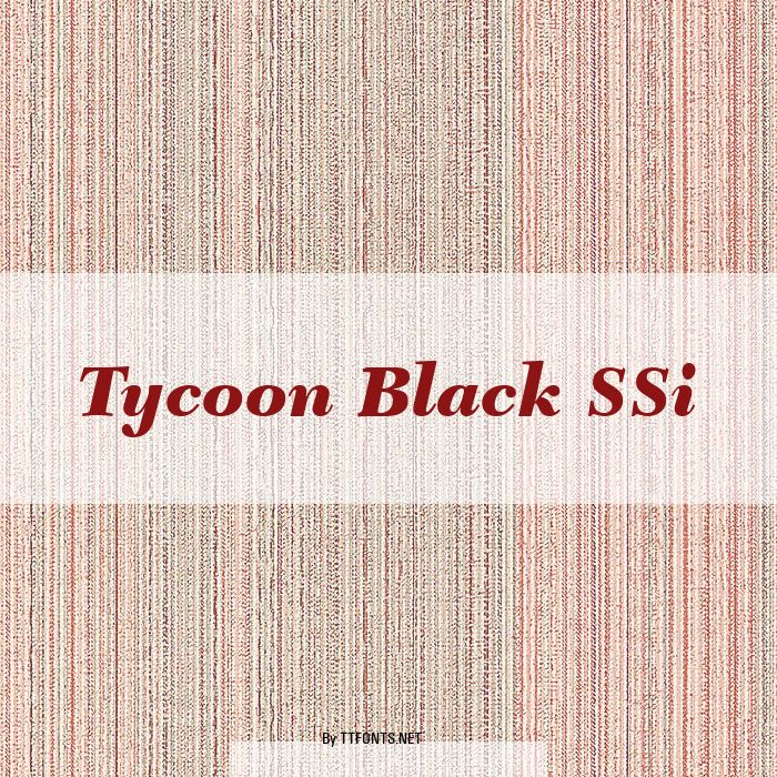 Tycoon Black SSi example