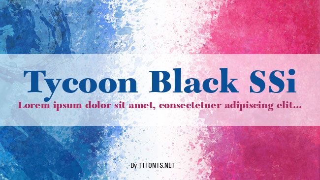 Tycoon Black SSi example