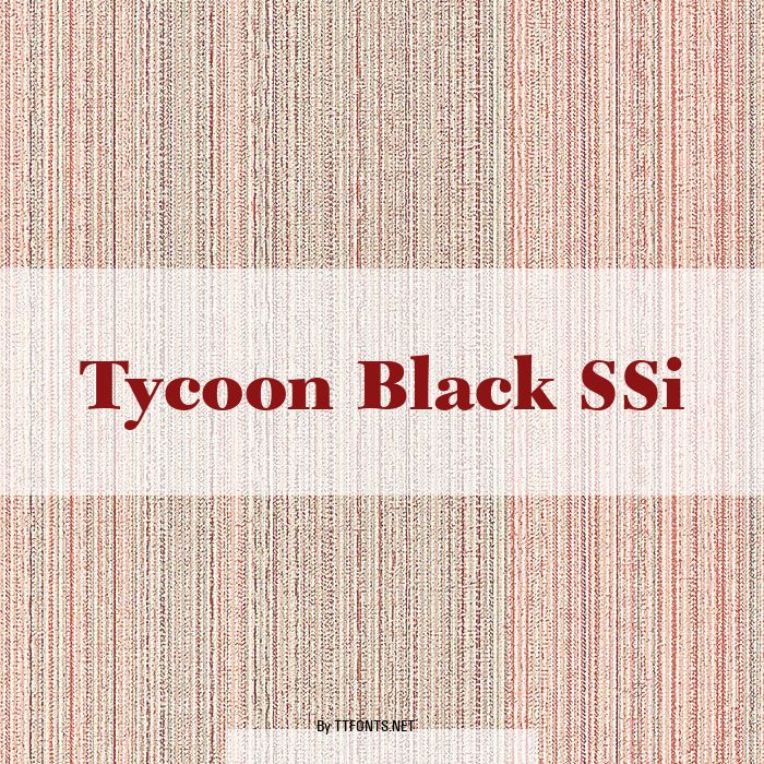 Tycoon Black SSi example