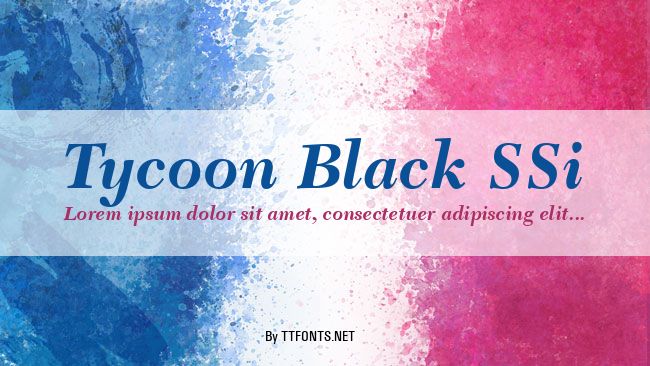 Tycoon Black SSi example