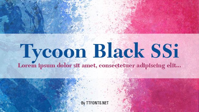 Tycoon Black SSi example