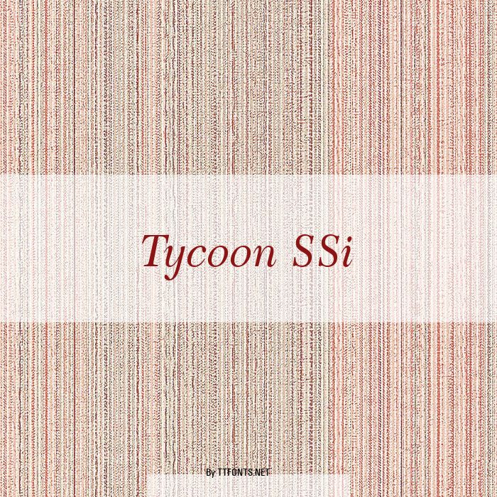 Tycoon SSi example