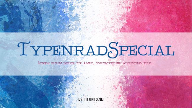 TypenradSpecial example