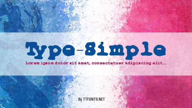 Type-Simple example