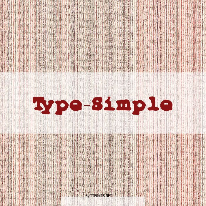 Type-Simple example