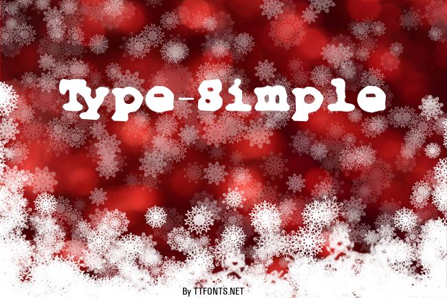 Type-Simple example