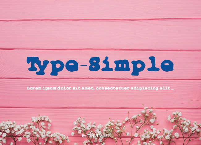 Type-Simple example