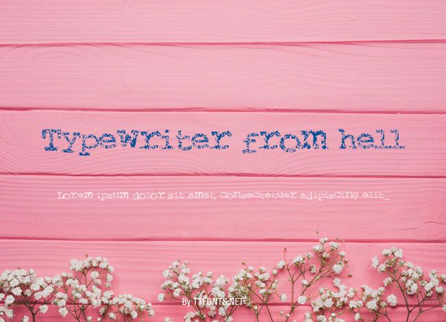 Typewriter from hell example