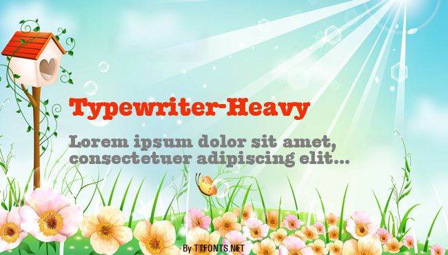 Typewriter-Heavy example