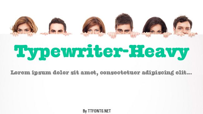 Typewriter-Heavy example