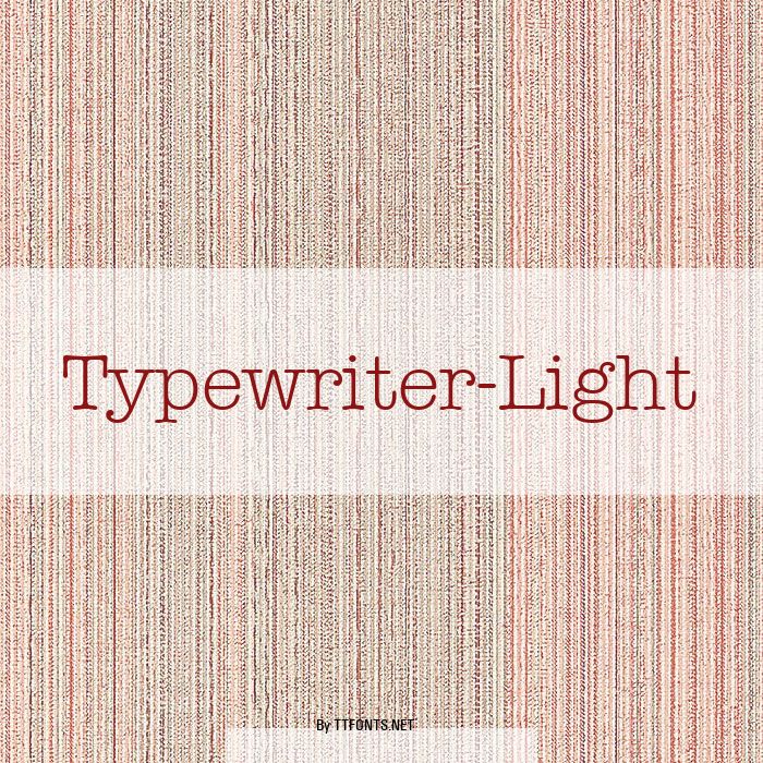 Typewriter-Light example