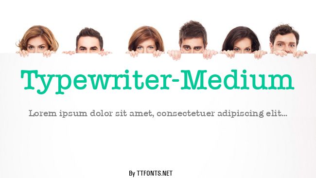 Typewriter-Medium example