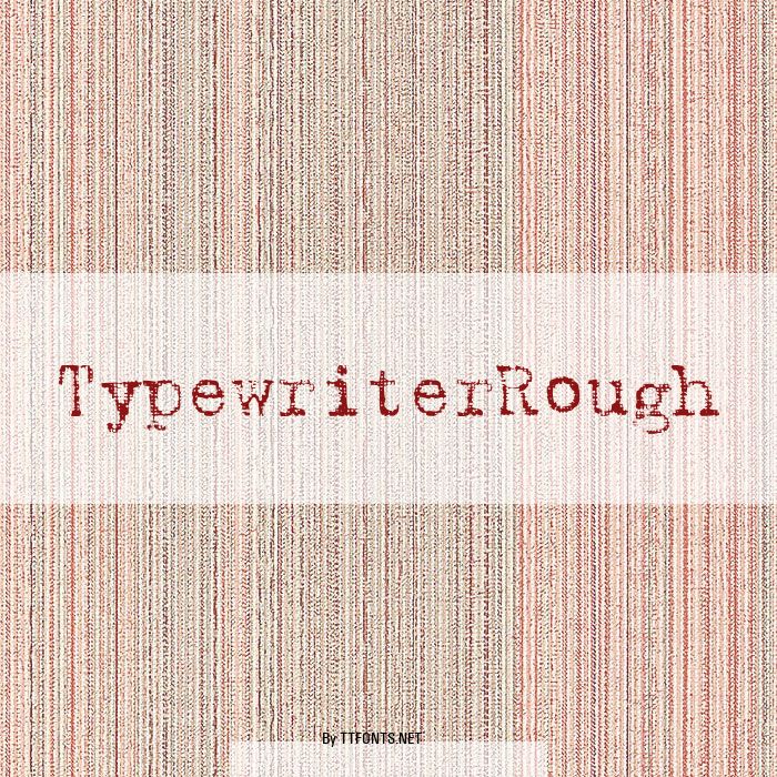 TypewriterRough example